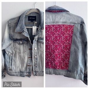 NWT Driftwood Light Blue Trucker Jacket, Sz Small